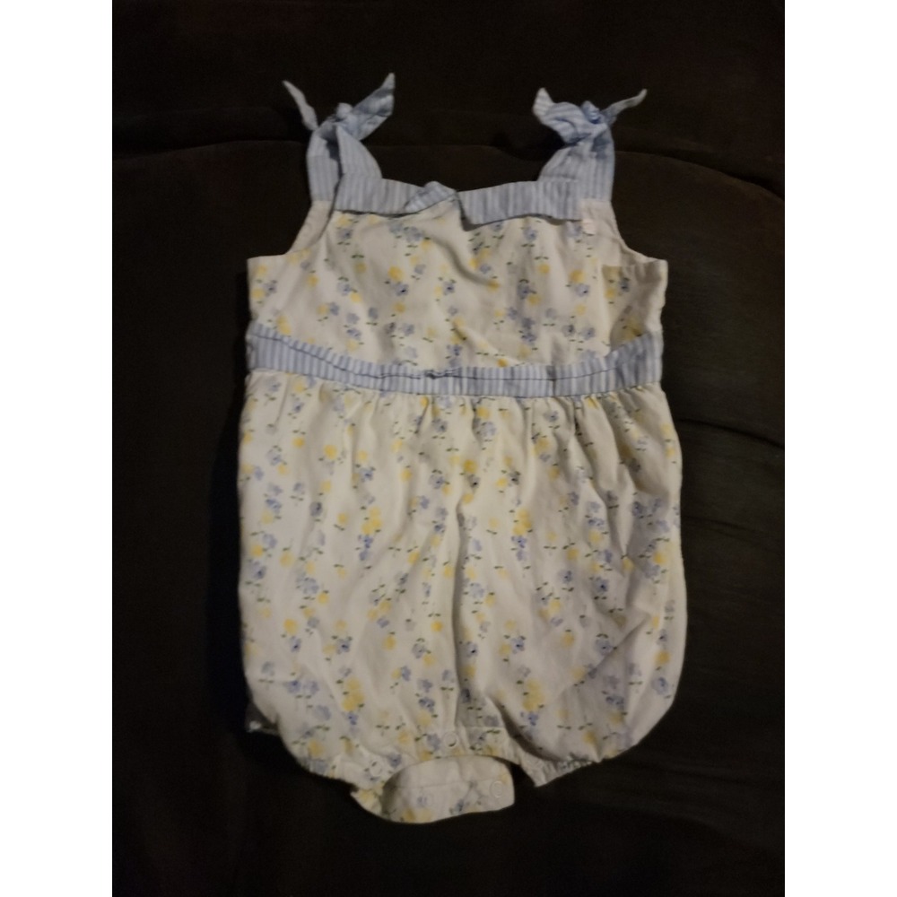 Janie and jack romper afternoon tea floral size 6 12‎ months